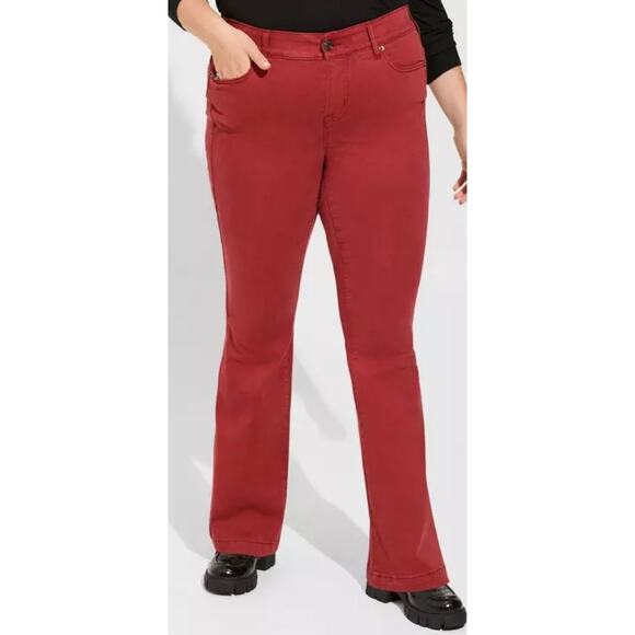 Torrid Bombshell Flare High-Rise Jeans - Size 20S*** - Picture 4 of 9